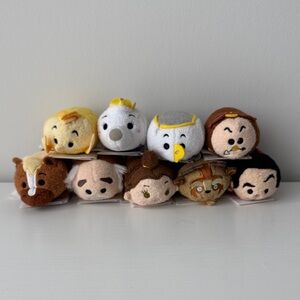 Disney Tsum Tsum - Beauty and the Beast set of 9